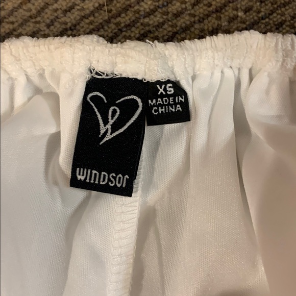 Windsor White Ruffled Dress - Picture 2 of 11